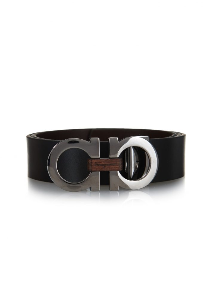 Ferragamo Reversible Leather Belt In Black For Men – Lyst tout Ferigami