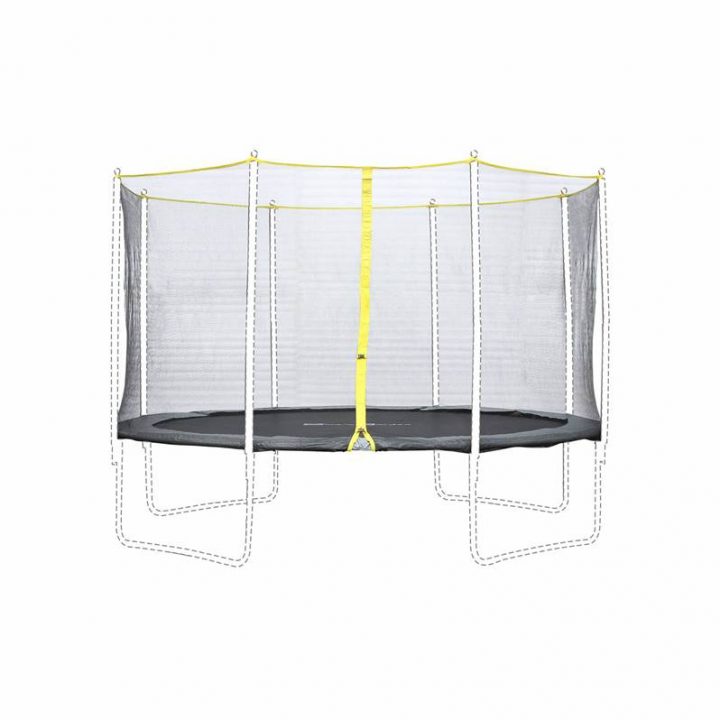 Filet De Sécurité Pour Trampoline Okapi Ø370Cm Gris Alice tout Trampoline Alice Garden