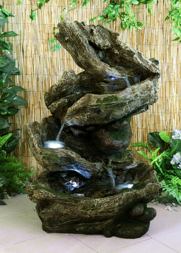 Fontaine Cascade Rocher Pierre Lumières Led Décoration pour Cascade De Jardin Fontaine Cascade Rocher Pierre Lumières Led Décoration pour Cascade De Jardin