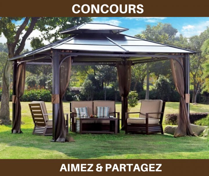 Gagnez Un Gazebo Gazelle G6 De 300$ | Les Meilleurs Deals destiné Le Jardin Des Gazelles