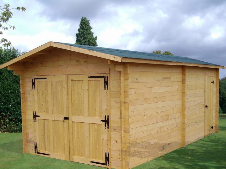 Garage Bois Vectura 3,65X6,64M 24,23M2 Abrirama Ve3562 encequiconcerne Cabanon 20M2