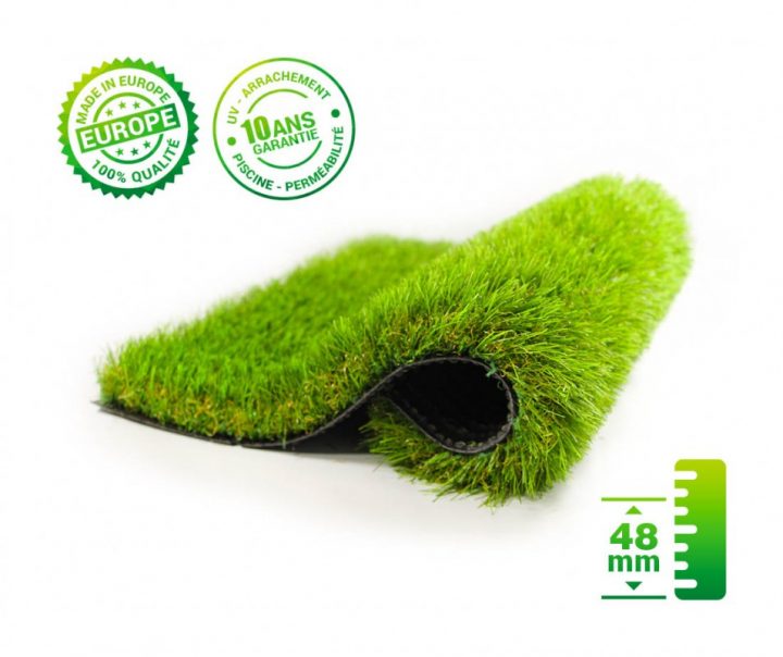 Gazon Synthétique Prairie / Toulouse 48Mm Haut De Gamme destiné Gazon Synthétique Haut De Gamme