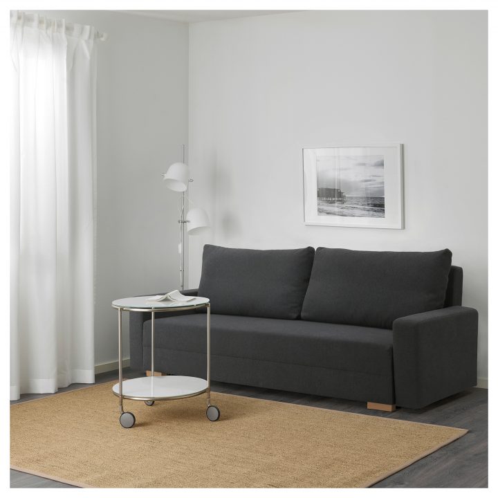 Grälviken – 三人座沙發床, Lysed 深灰色 | Ikea 台灣 dedans Gralviken Video