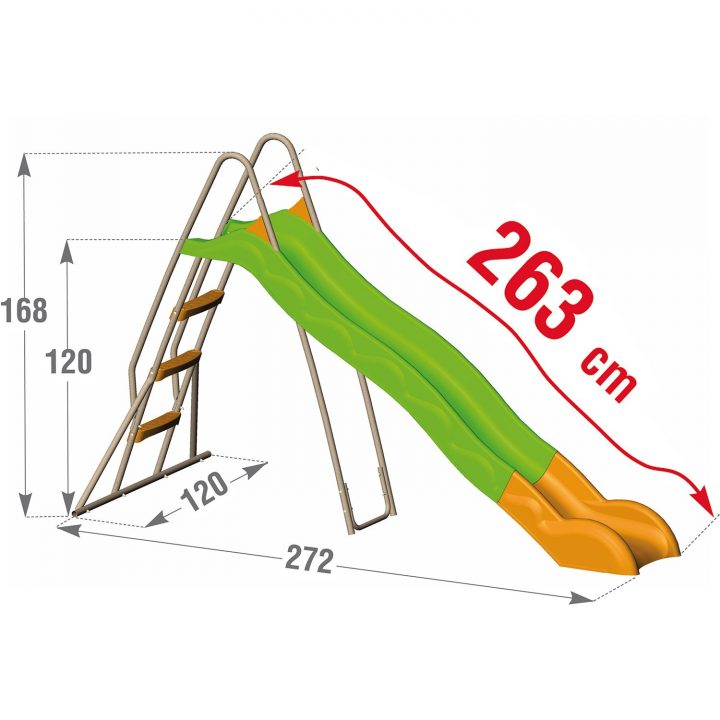 Grand Toboggan Milortrigano 2,63 M. 3-12 Ans : Trigano Store concernant Trigano Store Grand Toboggan Milortrigano 2,63 M. 3-12 Ans : Trigano Store concernant Trigano Store