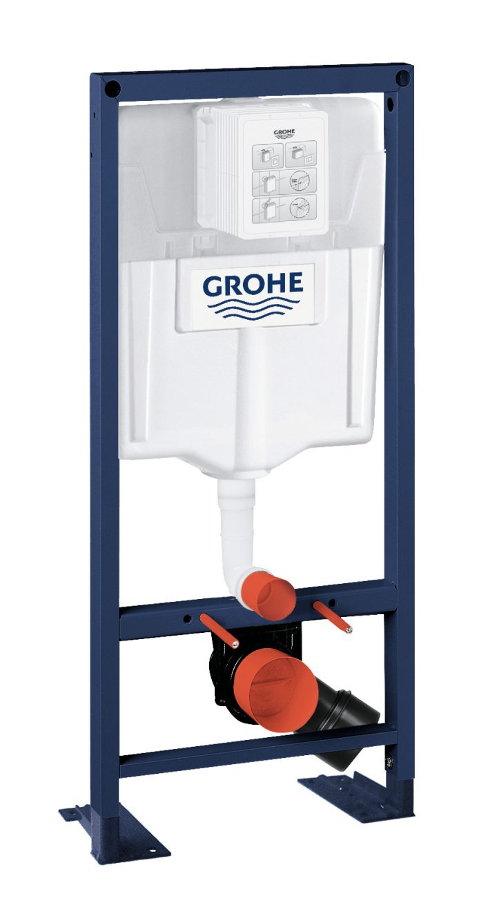 Grohe Rapid Sl Bâti-Support Pour Wc Suspendu 113 Cm concernant Wc Suspendu Autoportant