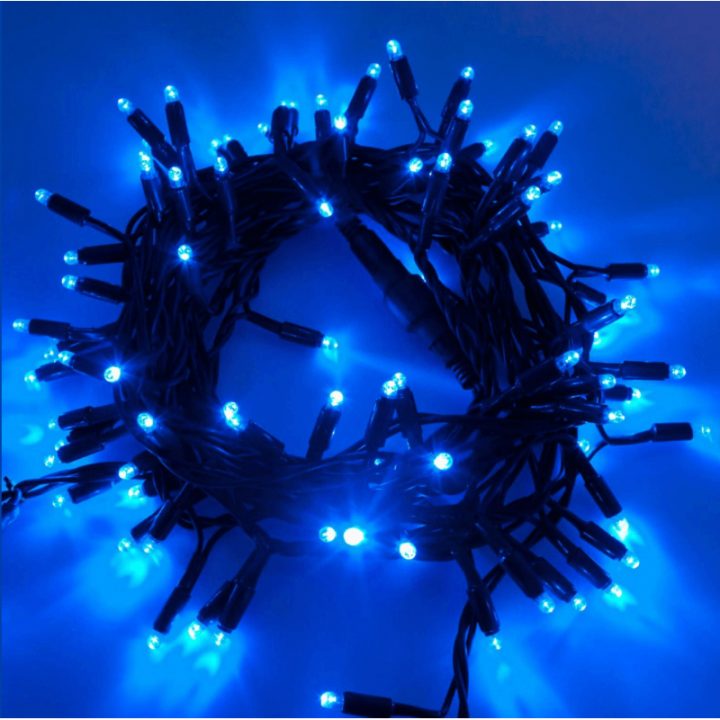 Guirlande Lumineuse Led 10M Bleue Raccordable dedans Guirlande Lumineuse Exterieur Professionnel