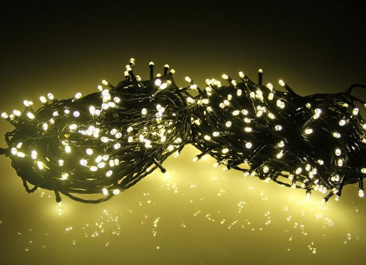 Guirlande Lumineuse Led Pile – Noel Decoration tout Guirlande Lumineuse Exterieur Professionnel