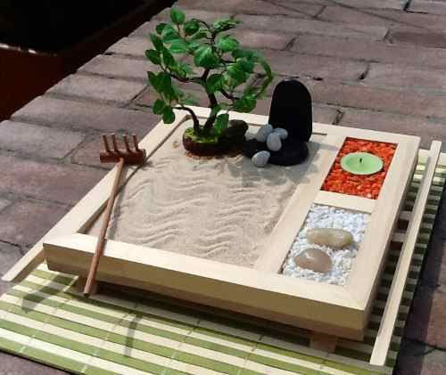 How To Make A Zen Garden | Jardin Zen Miniatura, Jardines tout Jardin Zen Miniature Jardiland