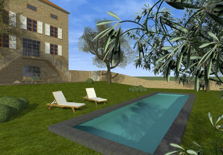 Implantation Maison Sur Terrain En Pente Unique Piscine concernant Piscine Sur Terrain En Pente