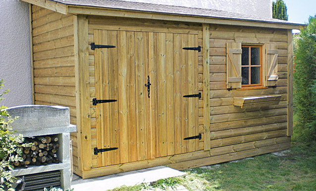 Installer Un Appentis En Panneaux Préfabriqués Pour Le Jardin intérieur Abri De Jardin Adossé Castorama