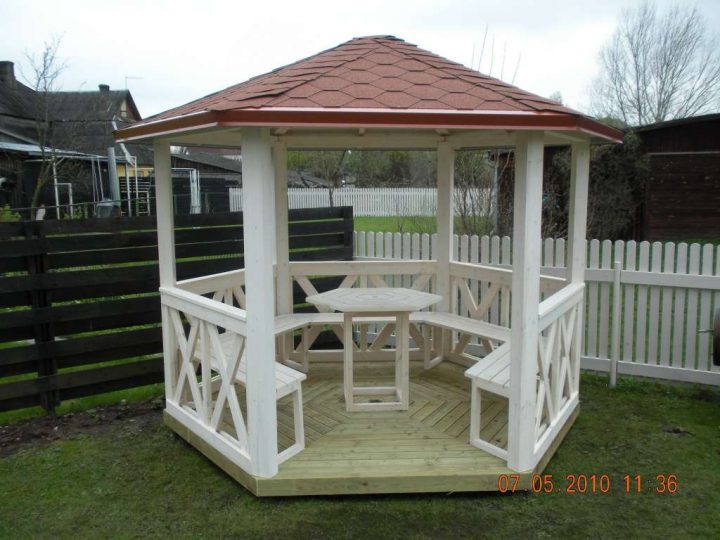 Kiosque De Jardin De 6M2 destiné Kiosque Pour Jardin