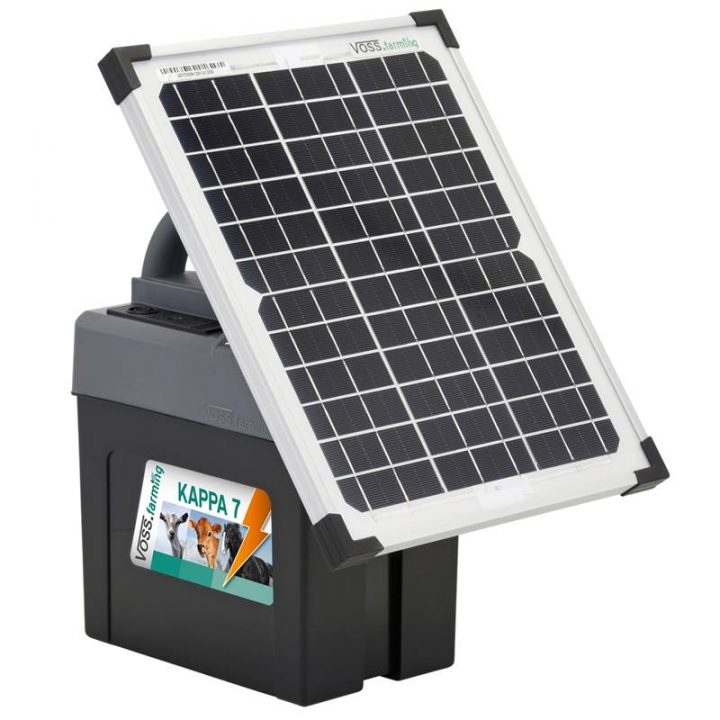 Kit Complet De Clôture Électrique "Kappa 7 Solar" De Voss tout Cloture Electrique Solaire