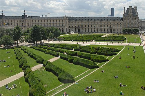Le Jardin Du Carrousel Et Le Musée Du Louvre | Gardens Of à Jardin Du Louvre
