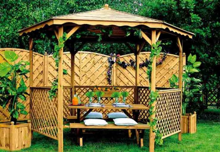 Les Kiosques tout Kiosque Pour Jardin