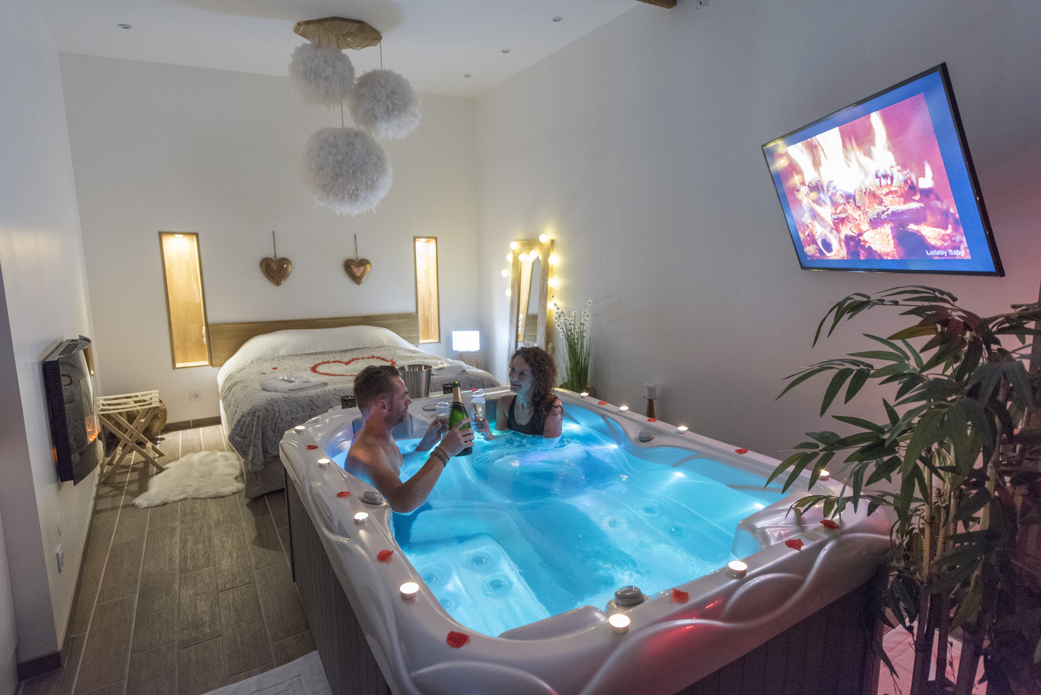 L’escapade Romantique: Chambre Avec Spa Privatif Au Nord pour Chambre Avec Jacuzzi Privatif 77