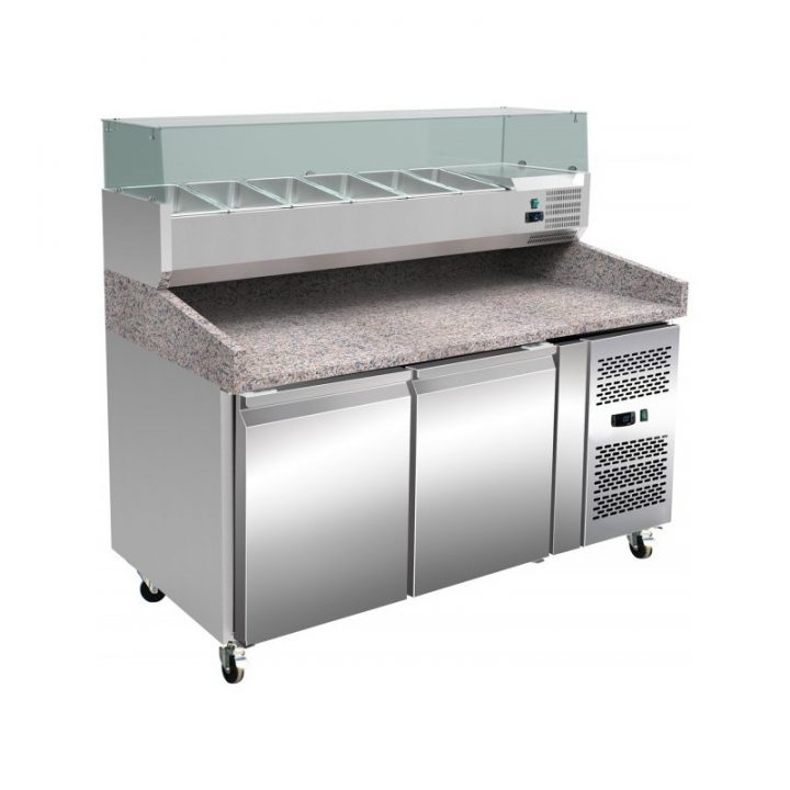 Meuble À Pizza – 290 L – 2 Portes + Roulettes – 7 X Gn 1/4 à Meuble A Pizza Meuble À Pizza – 290 L – 2 Portes + Roulettes – 7 X Gn 1/4 à Meuble A Pizza