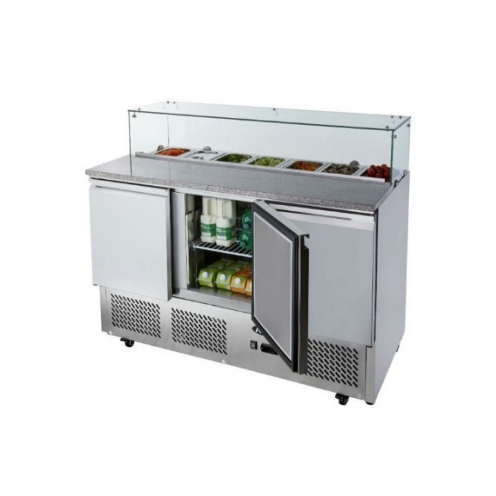 Meuble À Pizza Réfrigérée 3 Portes 8 Bacs Gn1/4 concernant Meuble A Pizza Meuble À Pizza Réfrigérée 3 Portes 8 Bacs Gn1/4 concernant Meuble A Pizza