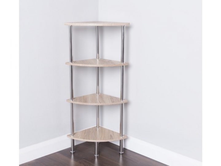 Meuble D'Angle En Bois, Étagères 4 Niveaux – Vente De pour Meuble Etagere Conforama