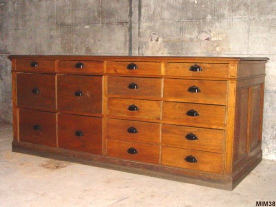 Meuble De Métier Îlot, Vers 1925 serapportantà Mobilier Industriel Occasion