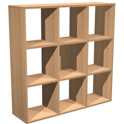 Meuble De Rangement 3/6/9 Cases Escalier Maxicube – Manutan.fr pour Meuble De Rangement Escalier 3 Niveaux