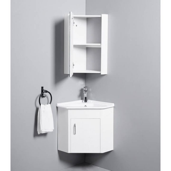 Meuble De Salle De Bain D'Angle Gain De Place – Lave Main concernant Meuble Lave Main D Angle Meuble De Salle De Bain D'Angle Gain De Place – Lave Main concernant Meuble Lave Main D Angle