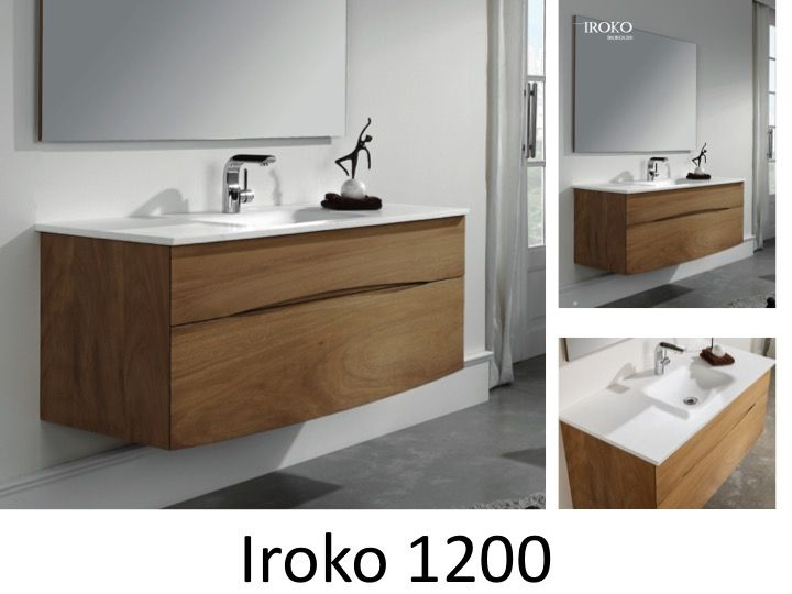 Meuble De Salle De Bain En Bois Iroko Massif, Avec Une concernant Meuble Sdb Bois Meuble De Salle De Bain En Bois Iroko Massif, Avec Une concernant Meuble Sdb Bois