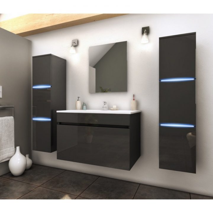 Meuble De Salle De Bain Simple Vasque 80 Cm + 2 Colonnes avec Tikamoon – Meuble Salle De Bain Meuble De Salle De Bain Simple Vasque 80 Cm + 2 Colonnes avec Tikamoon – Meuble Salle De Bain