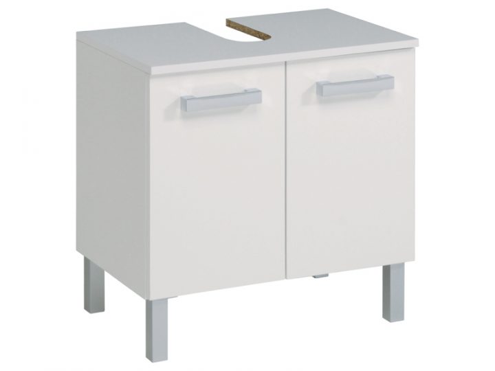 Meuble Sous Lavabo Syane Blanc – Vente De Meuble De Salle avec Meuble Sous Lavabo Castorama