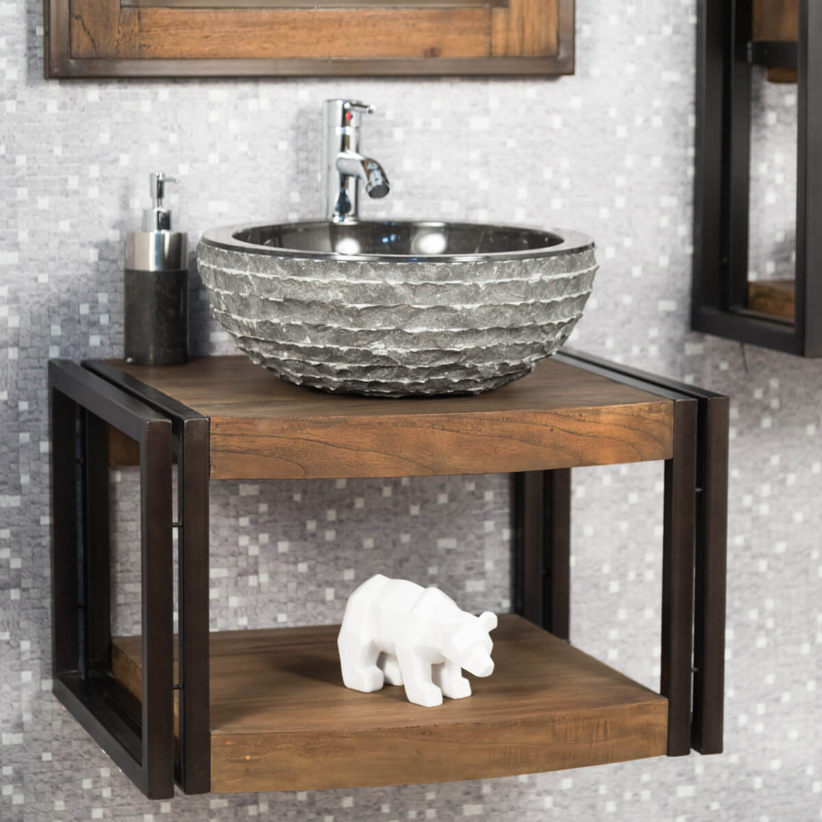 Meuble Salle De Bain Pour Vasque À Poser  AgenceCormierDelauniere.com