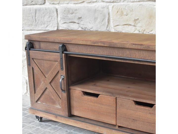 Meuble Télé Tv Industriel Campagne En Bois Fer 140 Cm dedans Meuble Tv Conforama Bois Meuble Télé Tv Industriel Campagne En Bois Fer 140 Cm dedans Meuble Tv Conforama Bois