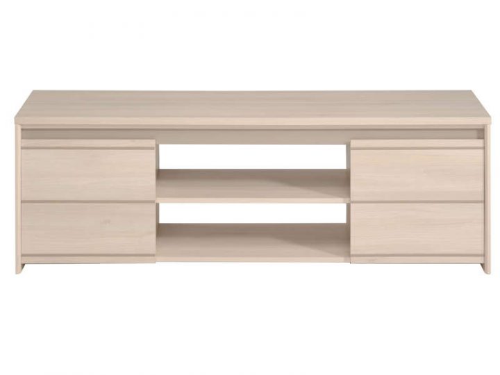 Meuble Tv 137,8 Cm Dune Coloris Naturel – Vente De Meuble pour Conforama Meubles Tv