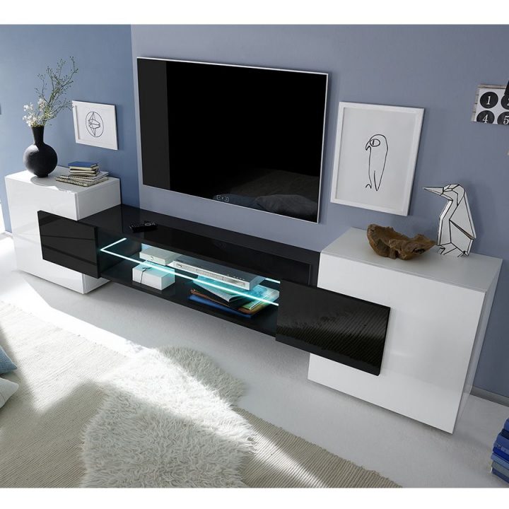 Meuble Tv Blanc Et Noir Laqué Brillant Argos 3 | Meuble Tv serapportantà Meuble Tv Conforama Blanc Laqué Meuble Tv Blanc Et Noir Laqué Brillant Argos 3 | Meuble Tv serapportantà Meuble Tv Conforama Blanc Laqué