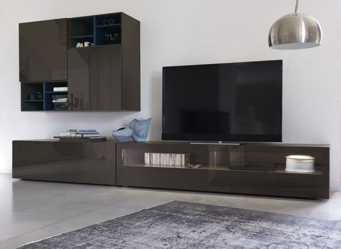 Meuble Tv Design – 23 Meubles Bas Pour Moderniser Le Salon avec Meuble Suspendu Salon