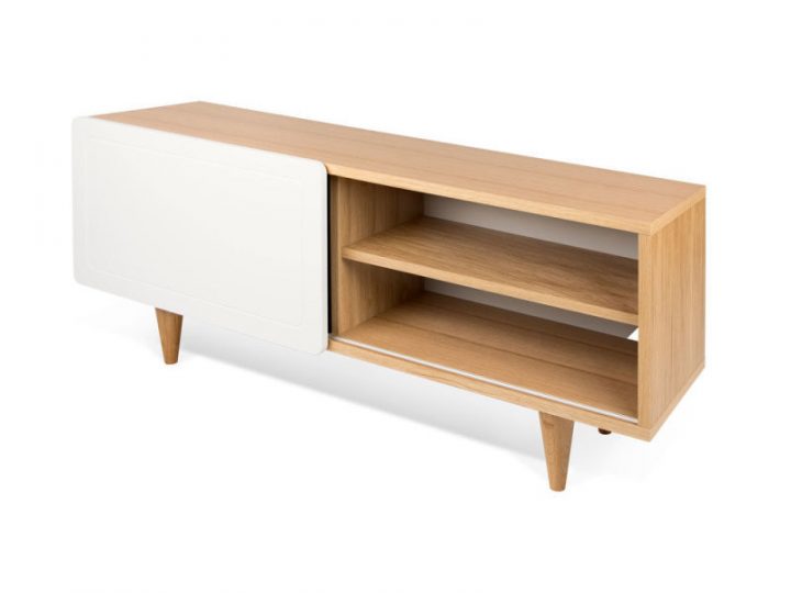 Meuble Tv En Bois Blanc Avec Porte Coulissante Nyla tout Meuble Tv Conforama Bois Meuble Tv En Bois Blanc Avec Porte Coulissante Nyla tout Meuble Tv Conforama Bois