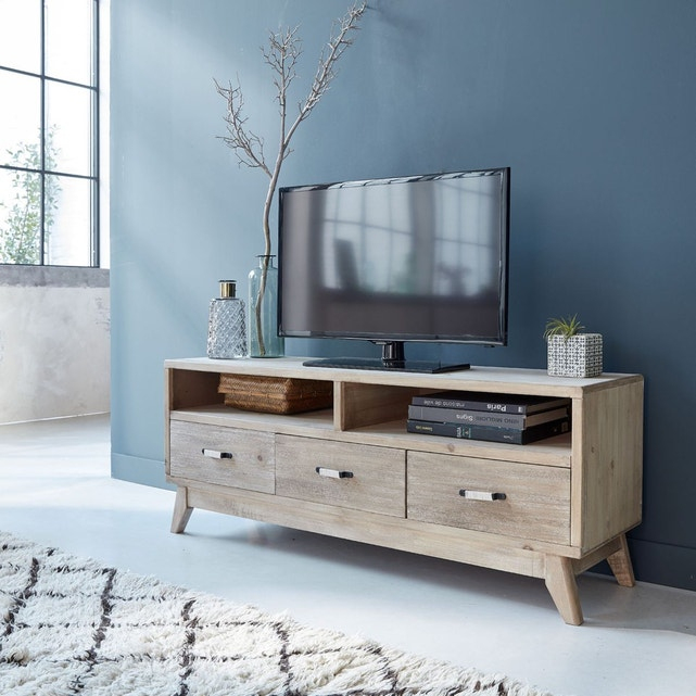 Meuble Tv Mdf Patine Bois Brossé 2 Niches, 3 Tiroirs serapportantà Meuble Crack Meuble Tv Meuble Tv Mdf Patine Bois Brossé 2 Niches, 3 Tiroirs serapportantà Meuble Crack Meuble Tv