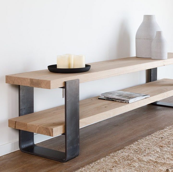 Meuble Tv Perpignan En Chêne | Mobilier De Salon, Meuble dedans Pied De Meuble Bois Meuble Tv Perpignan En Chêne | Mobilier De Salon, Meuble dedans Pied De Meuble Bois