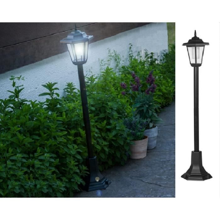 Mini Lampadaire Solaire 90 Cm Pour Jardin Terrasse Allee avec Lampes Solaires Jardin