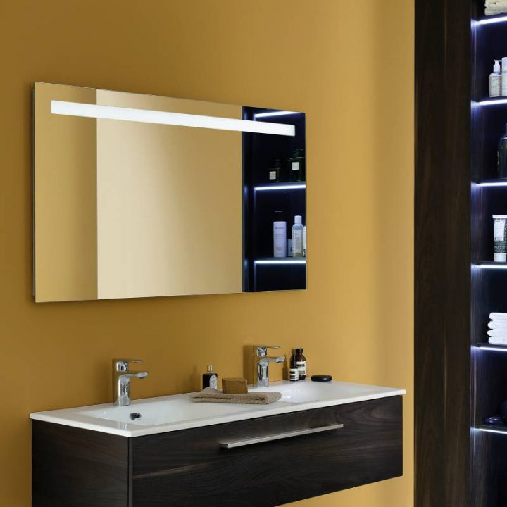 Miroir Salle De Bain Lumineux Sens – Sanijura serapportantà Bricoman Miroir Salle De Bain