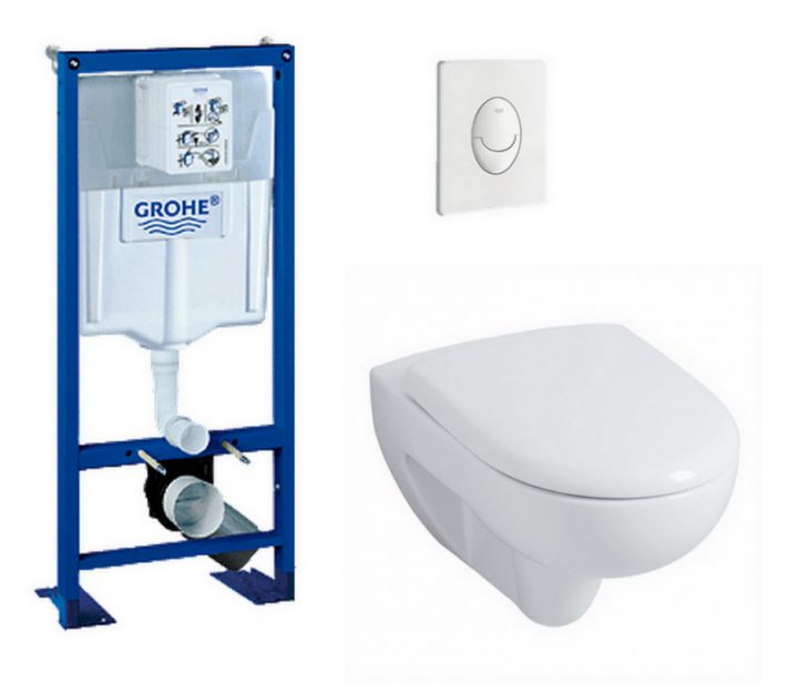 Pack Bati Support + Plaque + Wc Suspendu Rimfree tout Plaque De Commande Wc Suspendu