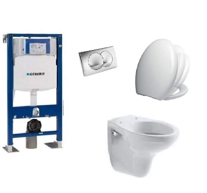 Pack Complet Wc Suspendu Bati Geberit Autoportant + Plaque concernant Wc Suspendu Autoportant