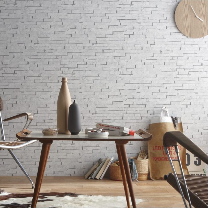 Papier Peint Intissé Craie Briquettes Blanc | Leroy Merlin serapportantà Incinérateur Papier Leroy Merlin Papier Peint Intissé Craie Briquettes Blanc | Leroy Merlin serapportantà Incinérateur Papier Leroy Merlin