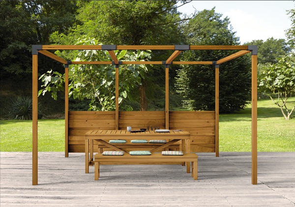 Pergola Bois Pas Cher Brico Depot | Idees De Decoration Et intérieur Pergola Bois Brico Depot