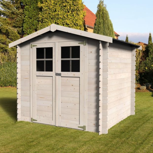 Petit Abri De Jardin Bois 4,90 M² Ep.19 Mm Milovic encequiconcerne Bricoman Abri De Jardin