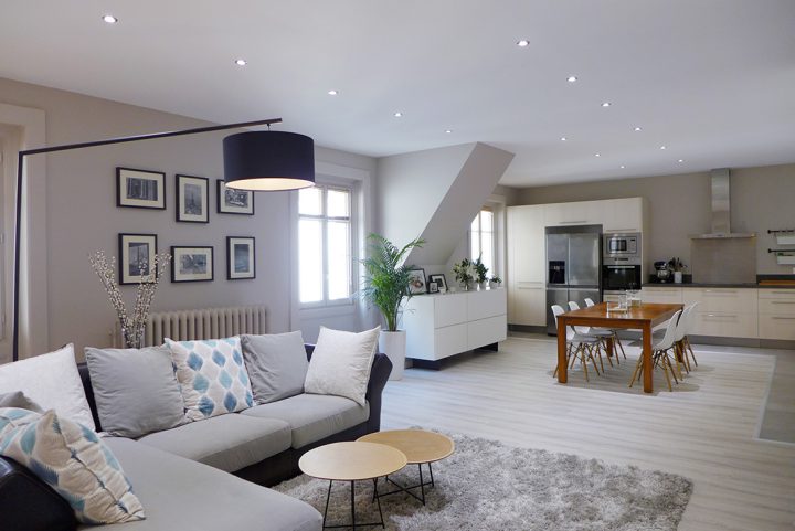 Pièce À Vivre Avec Cuisine, Séjour Et Salle À Manger destiné Idée Déco Salon Salle À Manger 30M2 Pièce À Vivre Avec Cuisine, Séjour Et Salle À Manger destiné Idée Déco Salon Salle À Manger 30M2