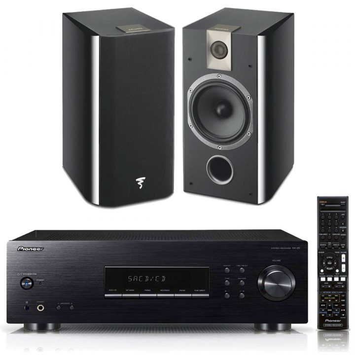 Pioneer Sx-20-K + Focal Chorus 705 Black Style – Ensemble serapportantà Meuble Pioneer