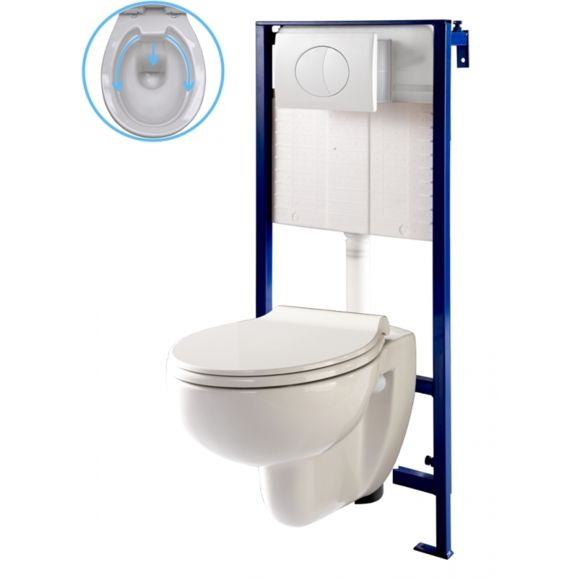 Planetebain – Pack Wc Suspendu Mural + Cuvette Suspendue concernant Wc Suspendu