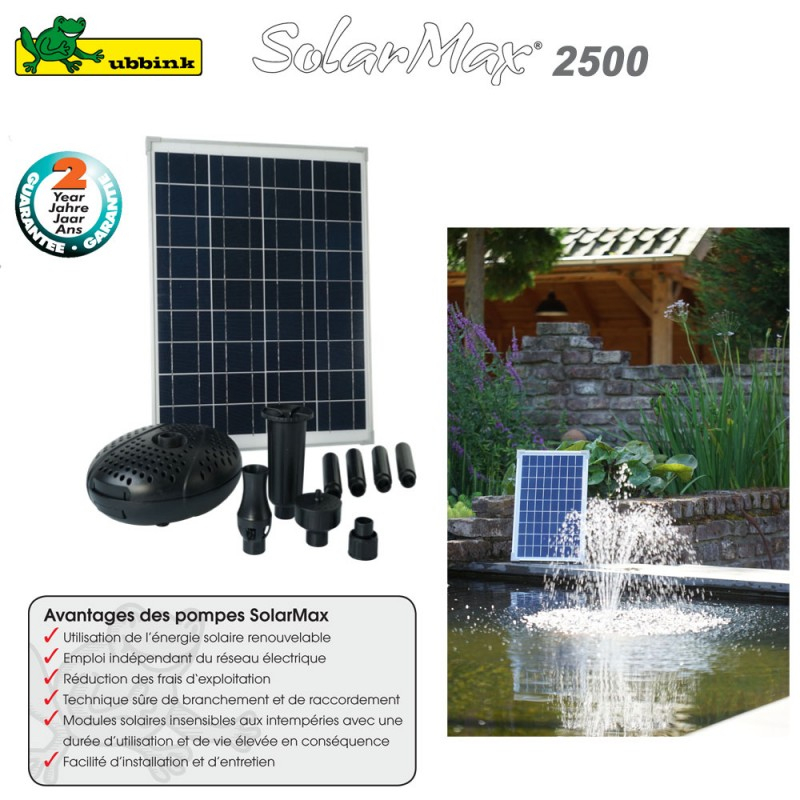 Pompe Pour Bassin Aquatique Solaire Solarmax 2500 pour Pompe Solaire Pour Bassin