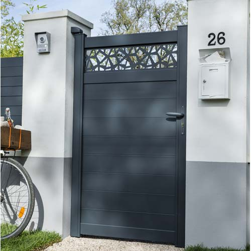 Portail Coulissant Et Battant – Portail Bois, Alu | Leroy avec Portillon De Jardin Portail Coulissant Et Battant – Portail Bois, Alu | Leroy avec Portillon De Jardin
