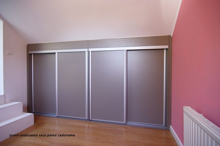 Porte Coulissante Sous Pente Castorama – Cosmeticuprise concernant Meuble Sous Pente Castorama