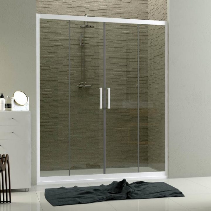 Porte De Douche En Pvc 120 Cm H190 Transparent Mod. Star 2 tout Porte De Douche Accordéon Pvc Porte De Douche En Pvc 120 Cm H190 Transparent Mod. Star 2 tout Porte De Douche Accordéon Pvc
